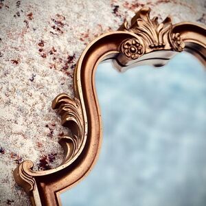 ♥️ Wall Mirror Vintage/
Hollywood Regency Italian 
frame rococo, baroque